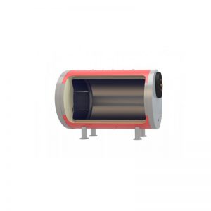 Boiler λεβητοστασίου MasterSol 9000 λίτρα διπλής ενέργειας - οριζόντιο (χωρίς εναλλάκτες)